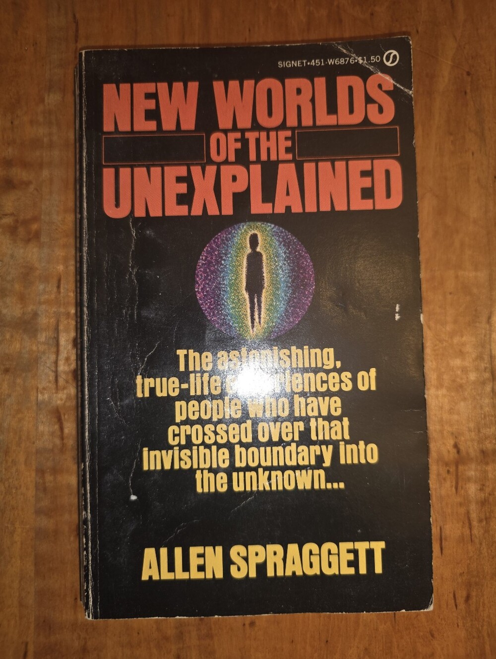 The Worlds of the Unexplained-Allen Spraggett-Signet-1976-1st ed-Good Cond